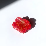 Hand-Painted Flower Claw Hair Clip