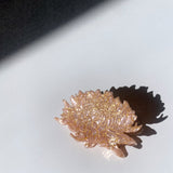 Hand-Painted Flower Claw Hair Clip