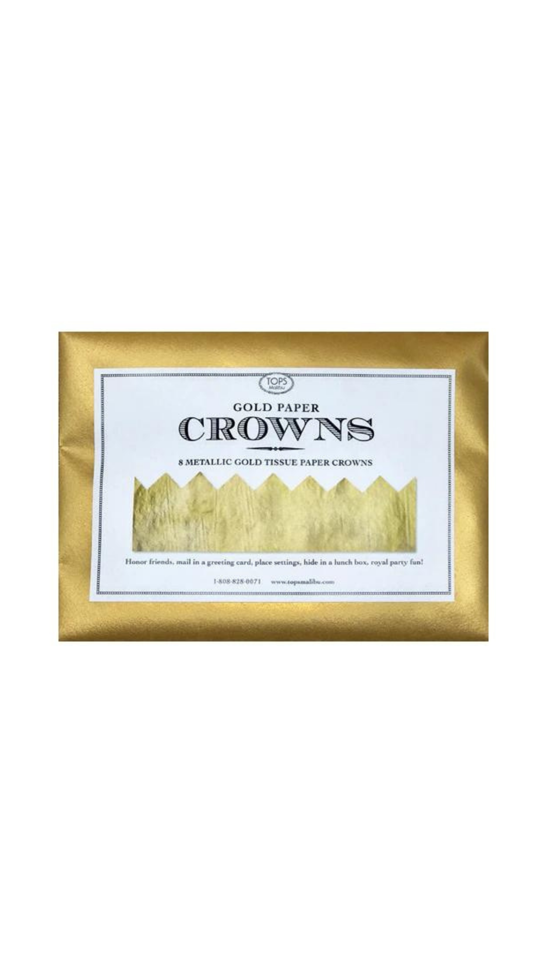 a package in front of white background