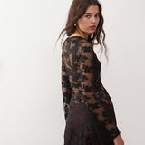 Motel Sevila Dress | Black Lace