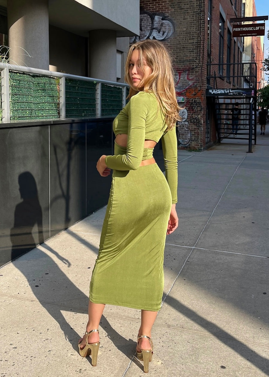 Rationalle Viva Skirt | Green