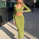 Rationalle Viva Skirt | Green