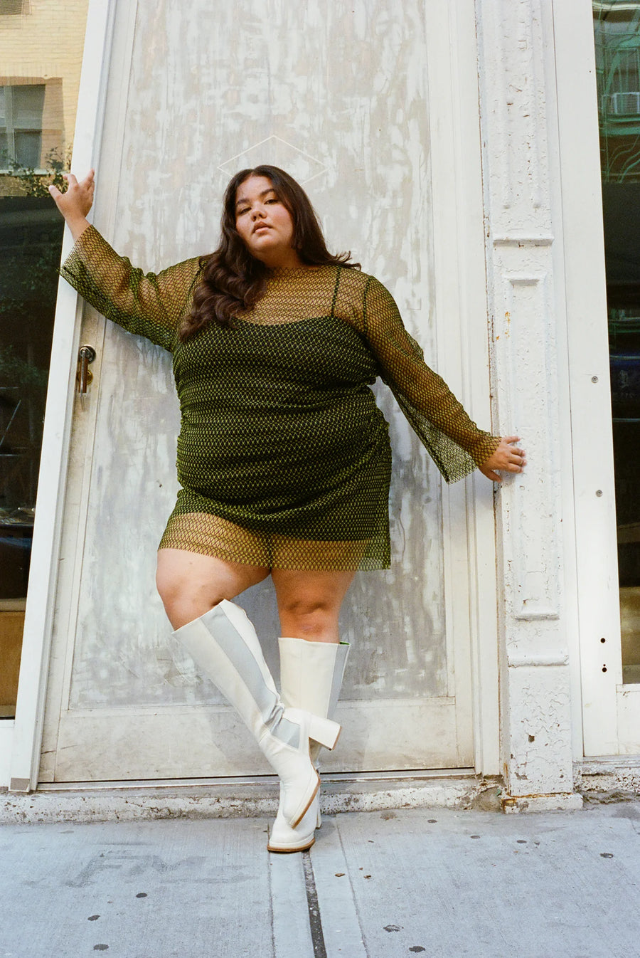 WRAY Longsleeve Mesh Dress