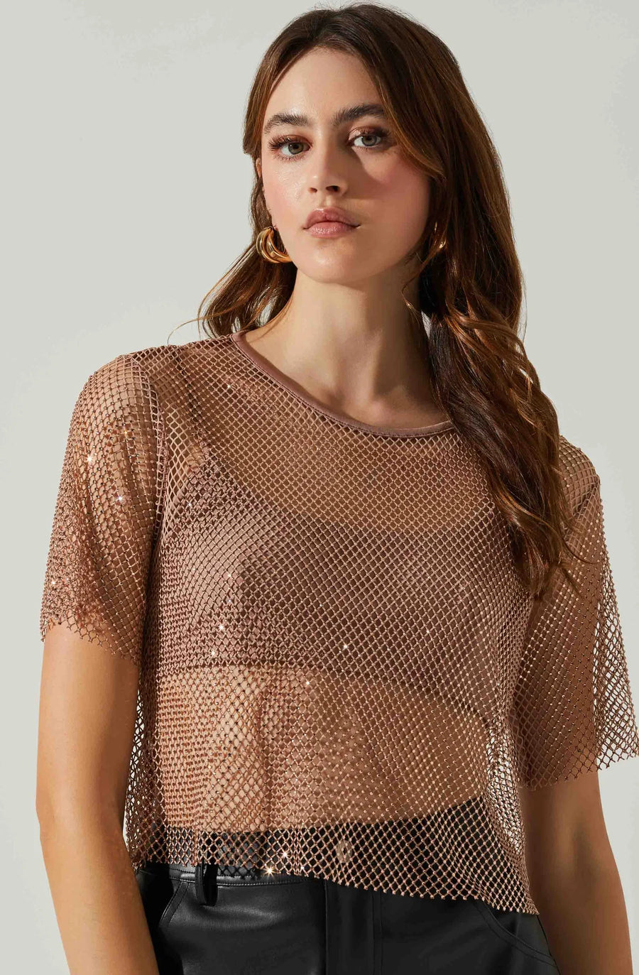ASTR McKay Top | Taupe