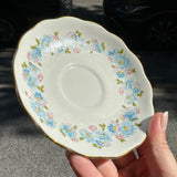 Vintage Pink & Blue Floral Dish