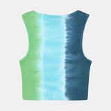 PSC Green Tie Dye Tank Top