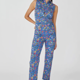 Rachel Antonoff Goldie Jumpsuit Pressed Flowers