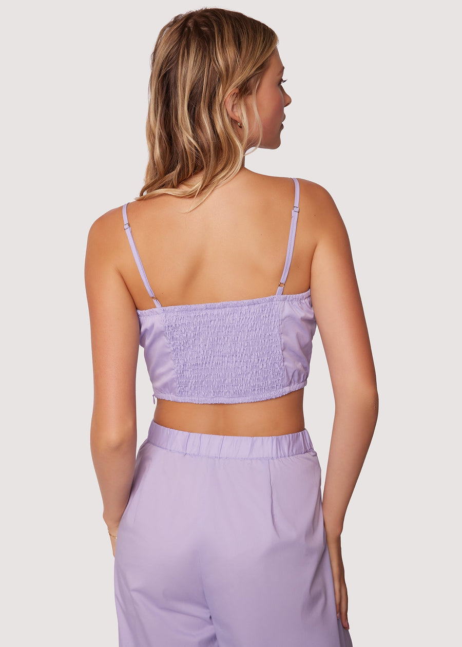 Lost + Wander Bright Orchid Corset Top