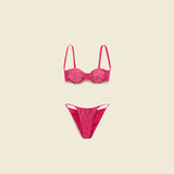 House of Sunny Clarity Bikini | Pink Sapphire