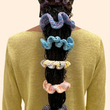 Sundae Crochet Scrunchies