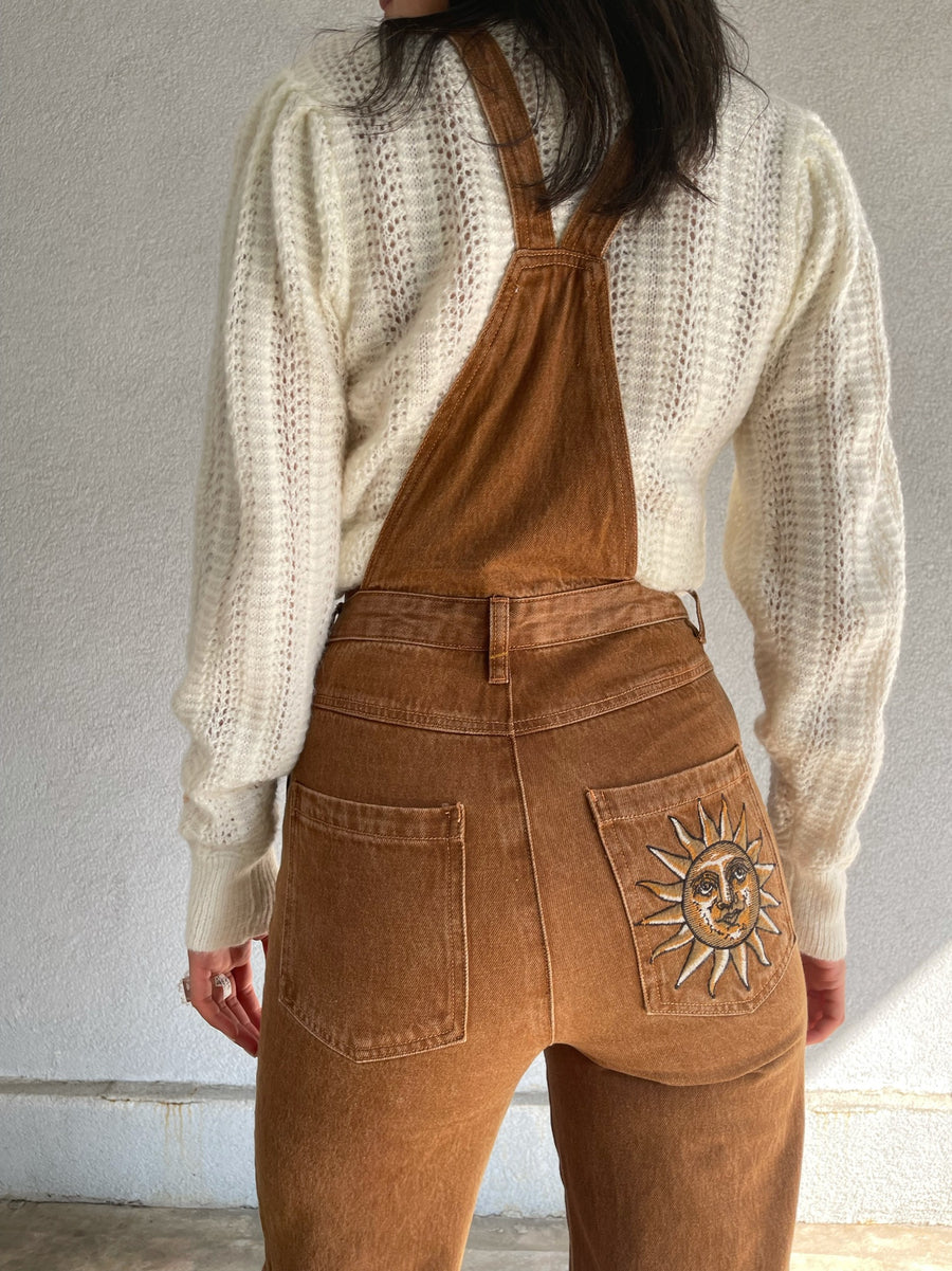 Meadows Tudor Dungarees in Terracotta