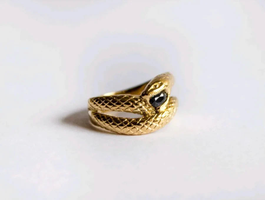Avocet Antique Snake Ring
