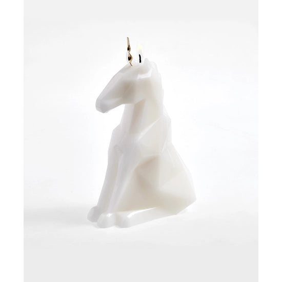 PyroPet Einar White (Scented) - Unicorn Candle