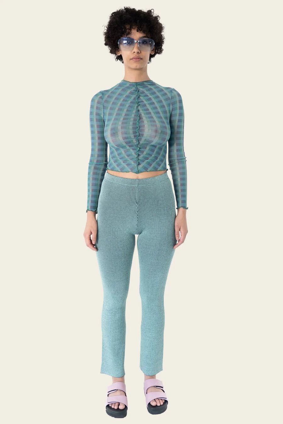 Find Me Now Marimba Pants in Blue Noise