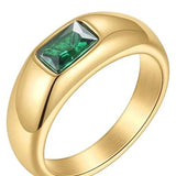 Sahira Emerald Statement Ring