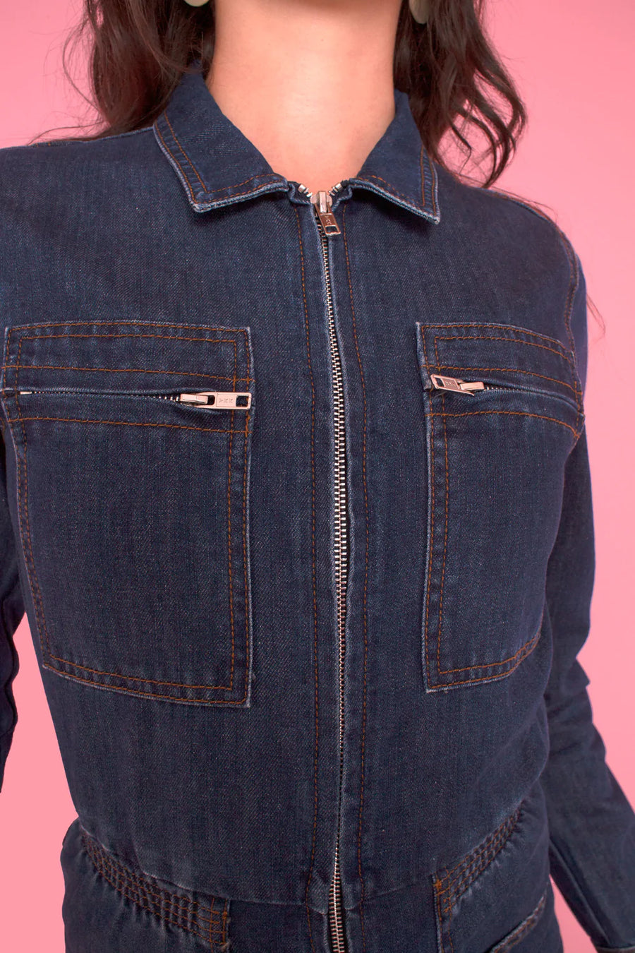 LF Markey Danny Longsleeve Boilersuit in Indigo