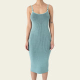 Find Me Now Marimba Knit Dress in Blue Noise