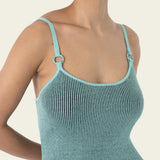 Find Me Now Marimba Knit Dress in Blue Noise