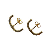 Pave Arch Earrings